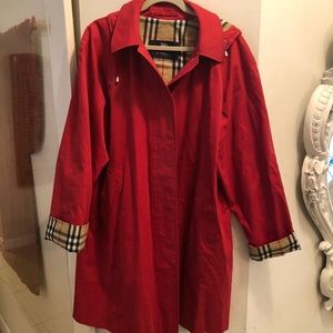 Burberry rain coat